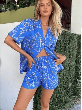 *SUBOO* 💫 Gabby Oversized Resort Shirt & Matching Shorts 💫